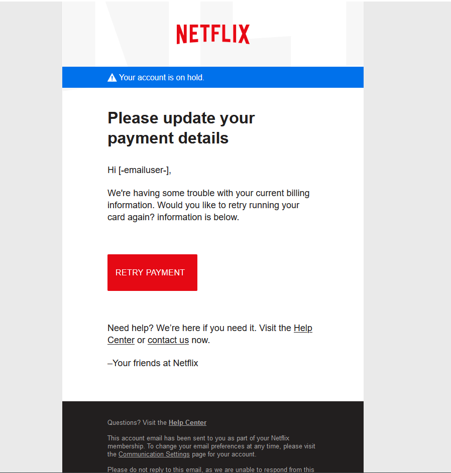 Netflix Letter Advance